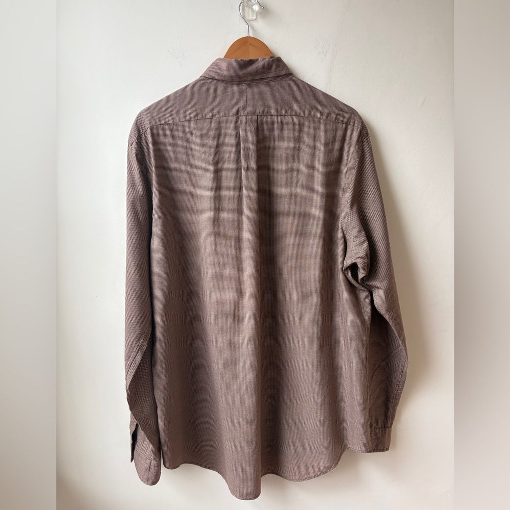 Ralph Lauren Brown Microcheck Button-Down Shirt - Picture 8 of 13